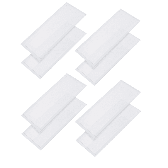 8 Pack Magnetic Floor Register Vent Covers, 4"x 10" Stronger Magnet Vent Mesh, Plastic Vent Screen Trap Perfect for Wall, Ceiling, Home Floor Air Vent Filters, Catch Debris Hair Insect, White