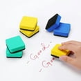 thumbnail image 1 of 8 Pack Magnetic White Board Erasers, Dry Eraser Chalkboard Cleaner Bulk Mini Size 4 Colors Smudge Free Small Dry Erase Board Erasers Classroom Teache, 1 of 4