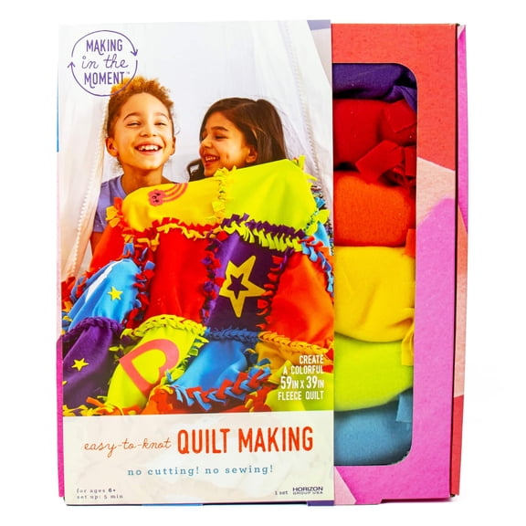 Making in the Moment Easy-to-Knot Quilt Making Kit, 8 Pack