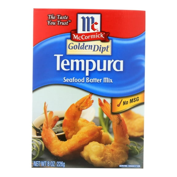 (8 Pack) Mccormick Golden Dipt Tempura Seafood Batter Mix, 8 Oz.