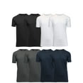 thumbnail image 1 of 8-Pack Men's Short Sleeve Crew Neck Cotton Blend Classic Tee (S-3XL), 1 of 7