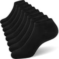 thumbnail image 1 of 8 Pack Mens Ankle Socks Low Cut Comfort Casual Socks Size 7-9/9-10, 1 of 7