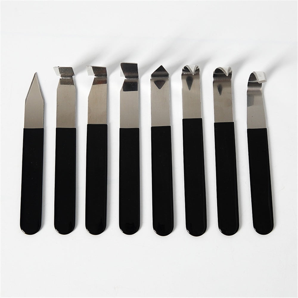 8 Pack Metal Clay Carving Knife,Pottery Tools,Clay Hand Tools,Craft Trim Artist,Ceramic Tools Set Engraving, Shaping,Clay Sculpture,Styling