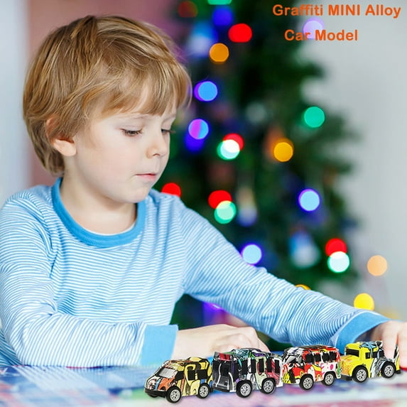 8 Pack Mini Pull Back Racing Car Set Assorted Color Diecast Alloy Sports Vehicle Model Toy For Kids Boys Party Favor Collection