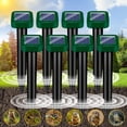 thumbnail image 1 of 8 Pack Mole Repellent Solar Powered, Waterproof Vole Chipmunk Outdoor Repeller,Ultrasonic Gopher Repellent for Lawn Garden Yard, Mole Deterrent,Groundhog Repeller, Snake, 1 of 11