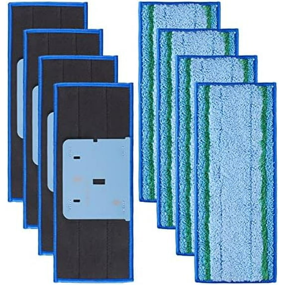 8 Pack Mop Pad for iRobot Braava Jet M6 Ultimate Robot Mop, Upgraded M6 Wet Mopping Pad, Washable Microfiber Replacement Cleaning Pad