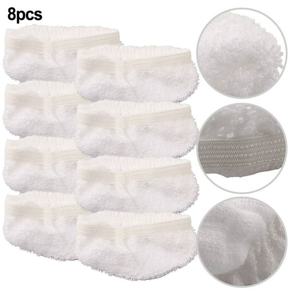 8 Pack Mop Pads For Bissell For Steam Shot For Wagner, For Pursteam For Mcculloch