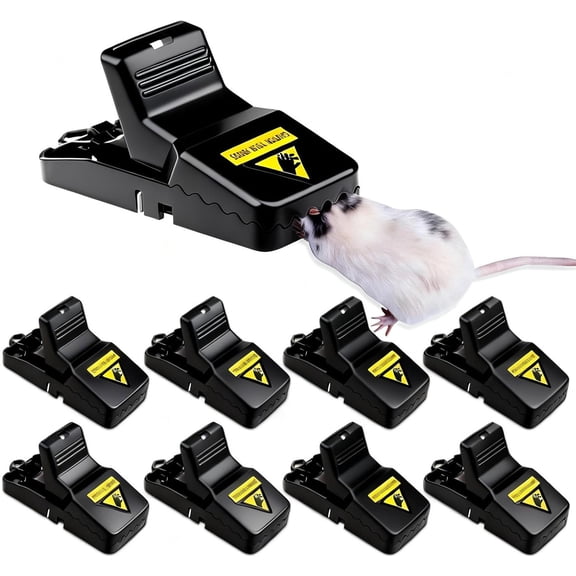 8 Pack Mouse Traps Indoor/Outdoor, Catcher, Mice Traps