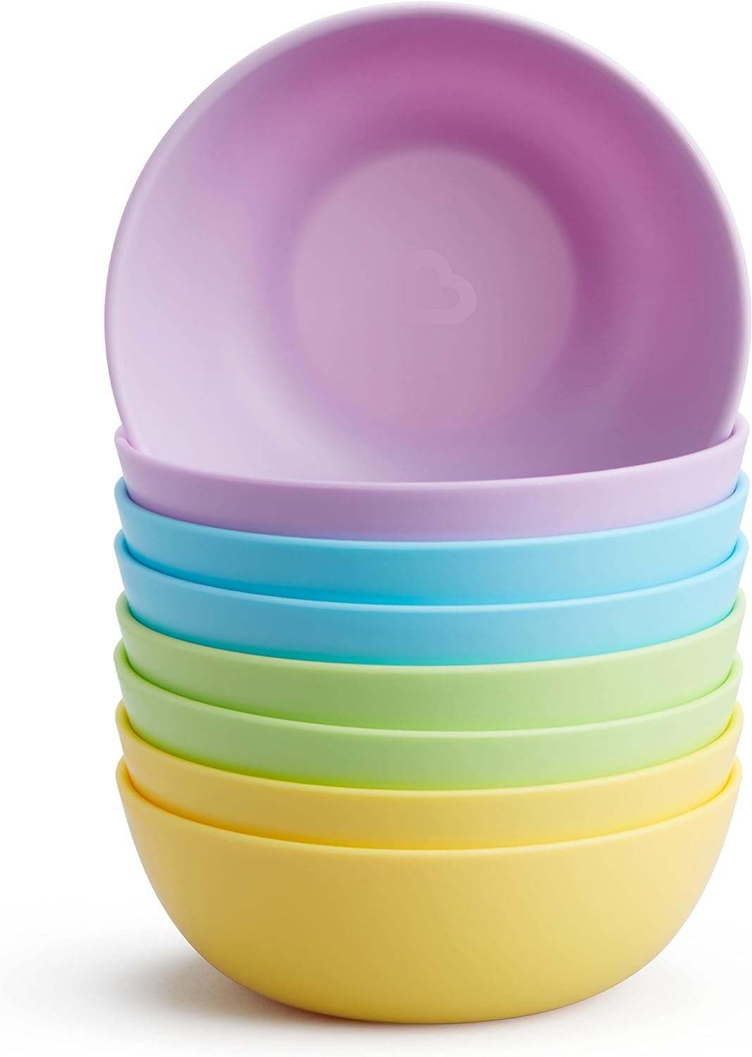 8 Pack Multi Baby and Toddler Bowls Deep with Tall Sides SelfFeeding