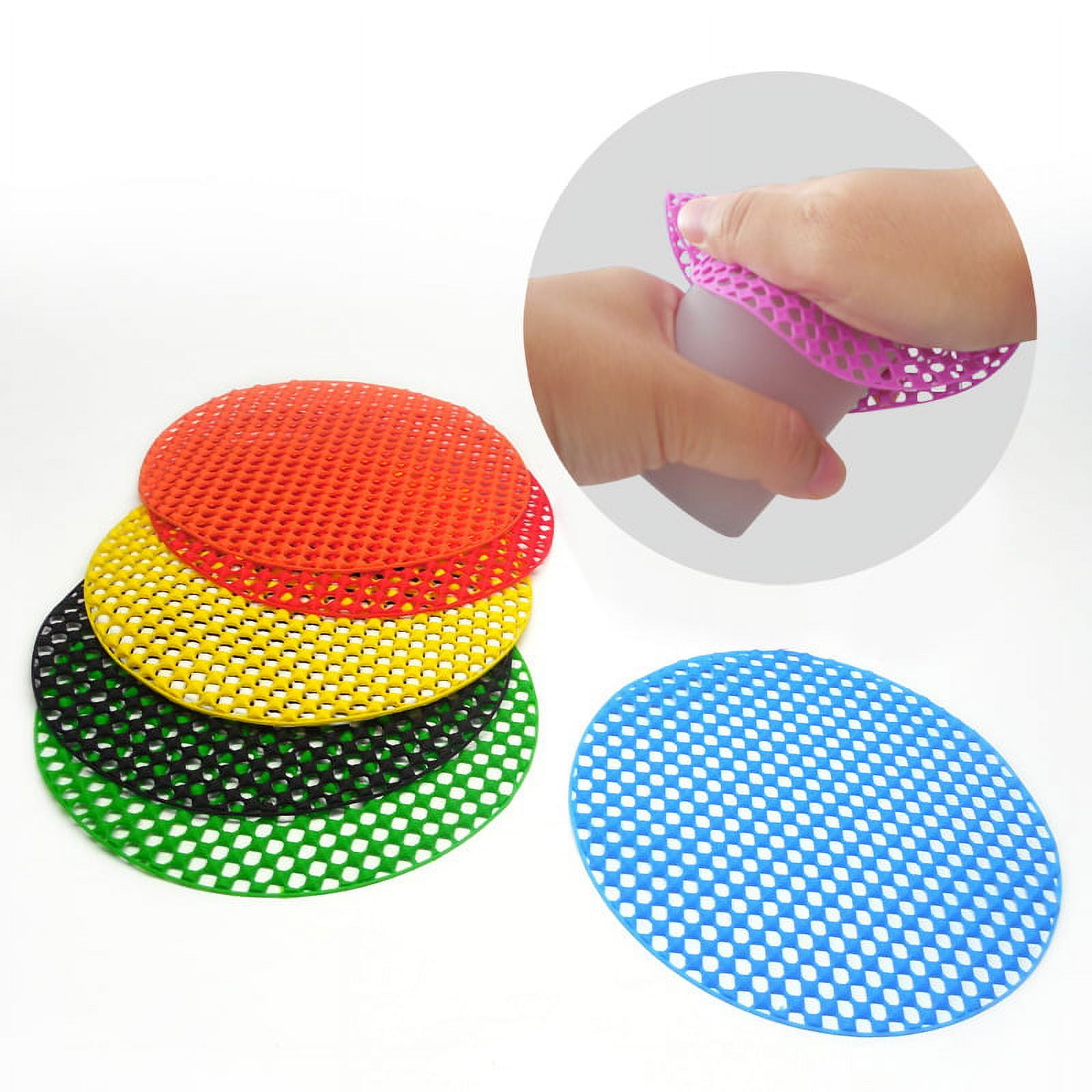 3pcs Silicone Gripper Pad Multi-purpose Round Honeycomb Jar Opener