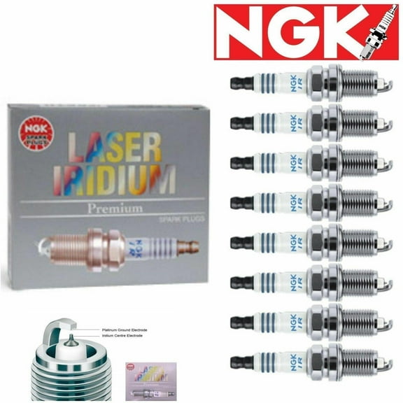 8 Pack NGK Laser Iridium Spark Plugs 5599 ITR4A15 5599 ITR4A15 Tune Cv