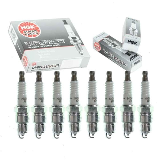 8 Pack NGK V-Power Spark Plugs 1989-1996 Ford F-150 5.0L V8 Kit Set Tune Up