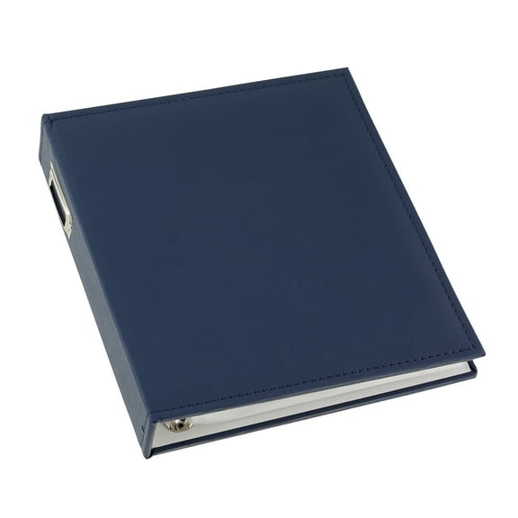 Recollections Navy D-Ring Scrapbook Album, 8 Pack