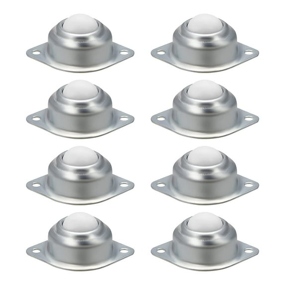 8 Pack Nylon Ball Caster Wheels for Furniture or Cabinet,Furniture Casters,Transfer Nylon and Stainless Steel Ball Bearing Rollers for Furniture Wheelchairs Units Casters
