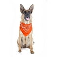 thumbnail image 1 of 8 Pack Paisley Polyester Pets Dogs Bandana Triangle Shape  - Oversized (Orange), 1 of 2