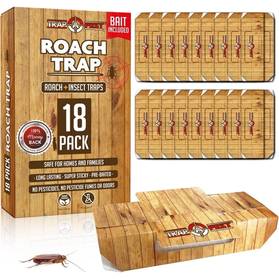 8 Pack Pantry Moth Traps- Safe and Effective for Food and Cupboard- Glue Traps with Pheromones for Pantry Moths