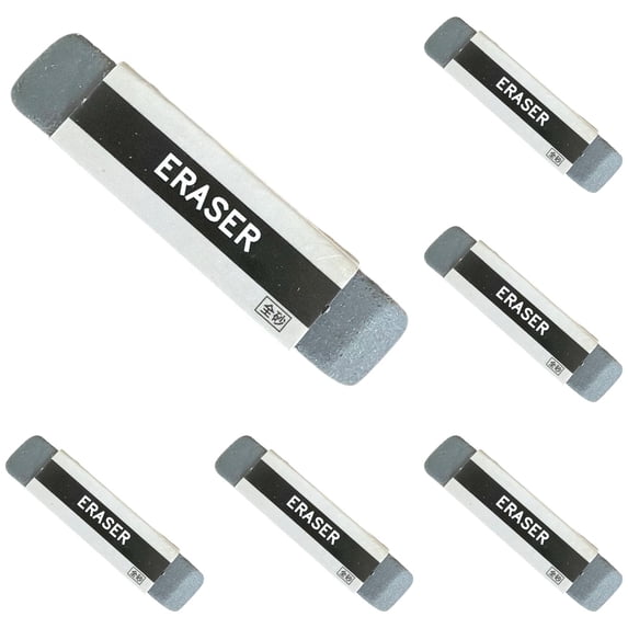 8 Pack Pen Style Eraser Precision Fine Tip Erasers for Pencil Correction Office Writing Supplies 6.5cm x 1.5cm Portable Eraser Set for Study Work Drawing Multi Pack