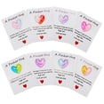 thumbnail image 1 of 8 Pack Pocket Hug Heart with Greeting Card, Pocket Hug Token Love Cards Cute A Little Resin Heart Shape Bulk for Friends Long Distance Relationship Gifts, 8 Color, 1 of 6