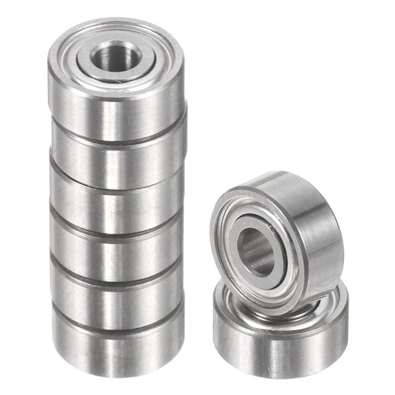 8 Pack R2ZZ Deep Groove Ball Bearings 1/8" ID x 3/8" OD x 5/32" Height ABEC3