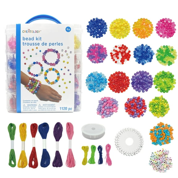8 Pack: Rainbow Bead Kit Box by Creatology