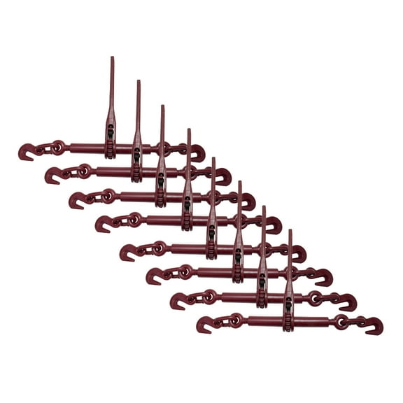 (8 Pack) Ratchet Load Lever Binder 5/16" 3/8" Chain Binders Tie Down Hauling