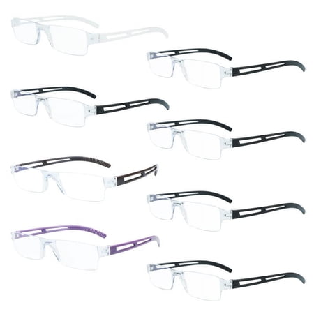 8 Pack Reading Glasses, Blue Light Blocking Computer Reading Glasses for Women and Men, Anti Glare Lightweight Readers (4 Color+4 Black,+1.25) price history and forecast - LAMBBAA LB_Yitishi