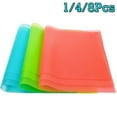 8 Pack Refrigerator Liners, Refrigerator Mats Washable Fridge Mats