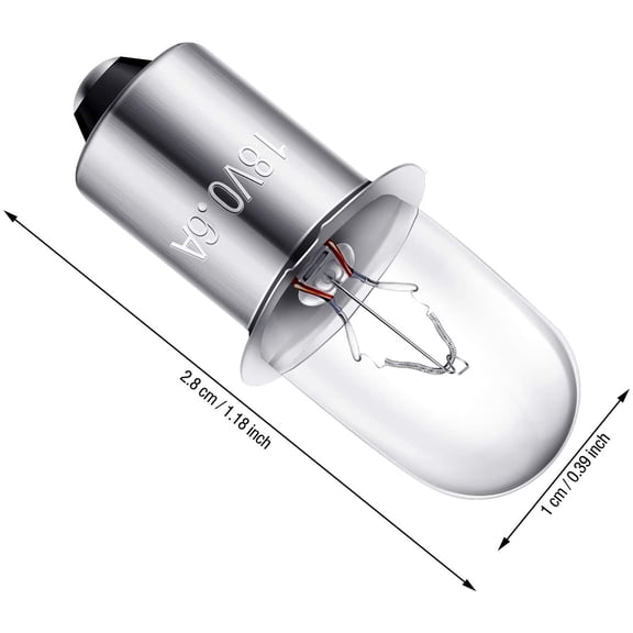 8 Pack Replacement Bulbs for Flashlights Worklights, Ryobi 18V Flashlight Work Lights Bulb Fit Craftsman Xenon Bulbs 19.2 Volt, Clear