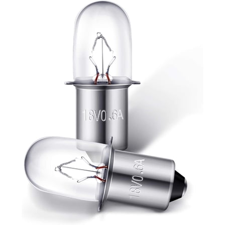 8 Pack Replacement Bulbs for Flashlights Worklights, Ryobi 18V Flashlight Work Lights Bulb Fit Craftsman Xenon Bulbs 19.2 Volt, Clear