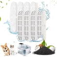 thumbnail image 1 of 8 Pack Replacement Filters for 4.5L Pet Water Fountain, Dog Cat Water Fountain Filters, 1 of 8