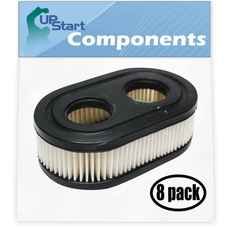 8-Pack Replacement for Briggs & Stratton 09P702-0059-H1 Engine Air Filter - Compatible with Briggs & Stratton 593260 Filter
