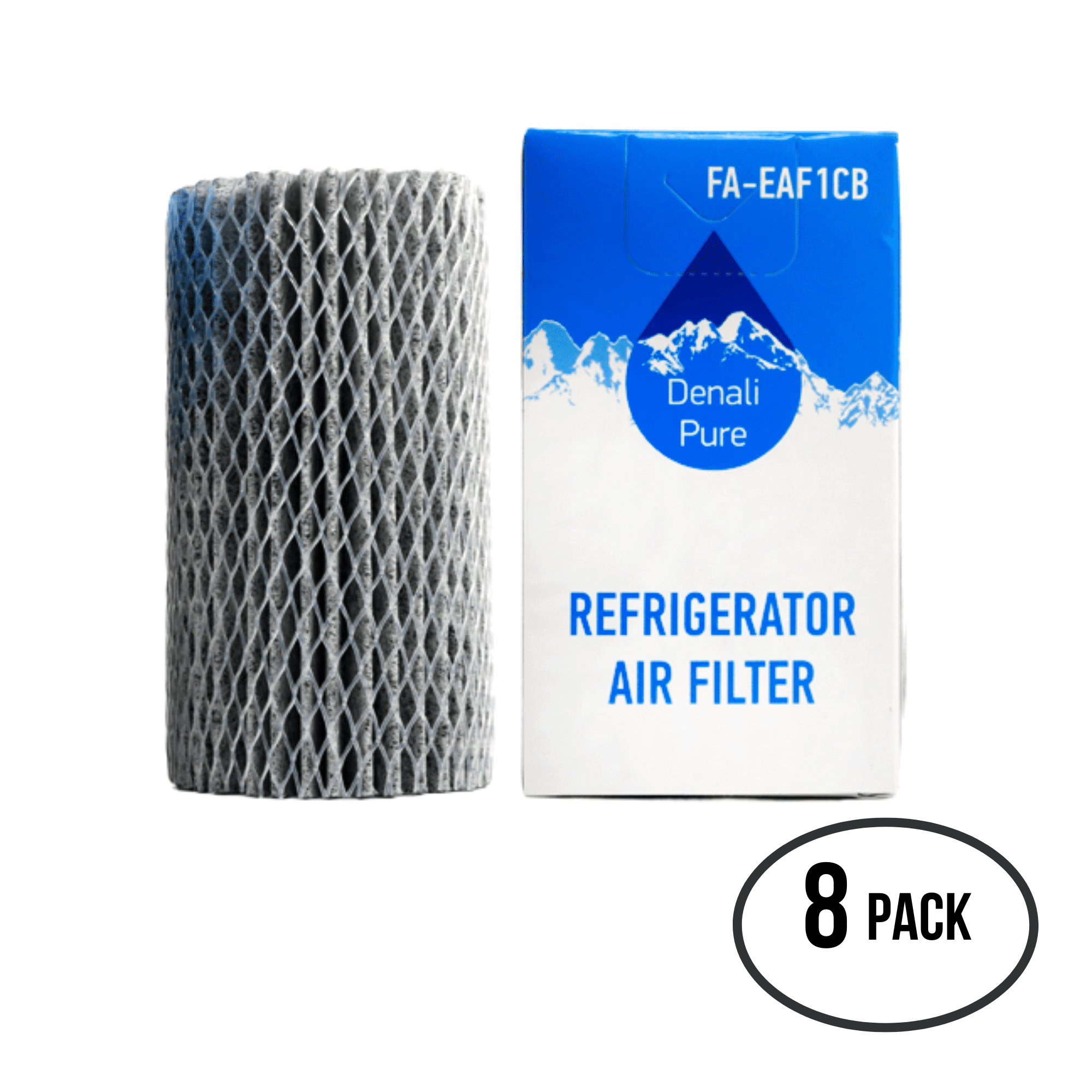 SEISSO Carbon Activated Refrigerator Air Filter Replacement,Compatible with  Frigidaire Pure Air Ultra and Electrolux EAFCBF, PAULTRA, SCPUREAIR2PK