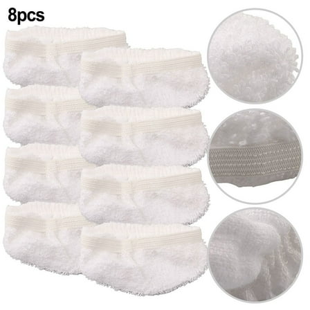 8 Pack Reusable Mop Pads For Bissell Steam Shot For Mcculloch For Pursteam