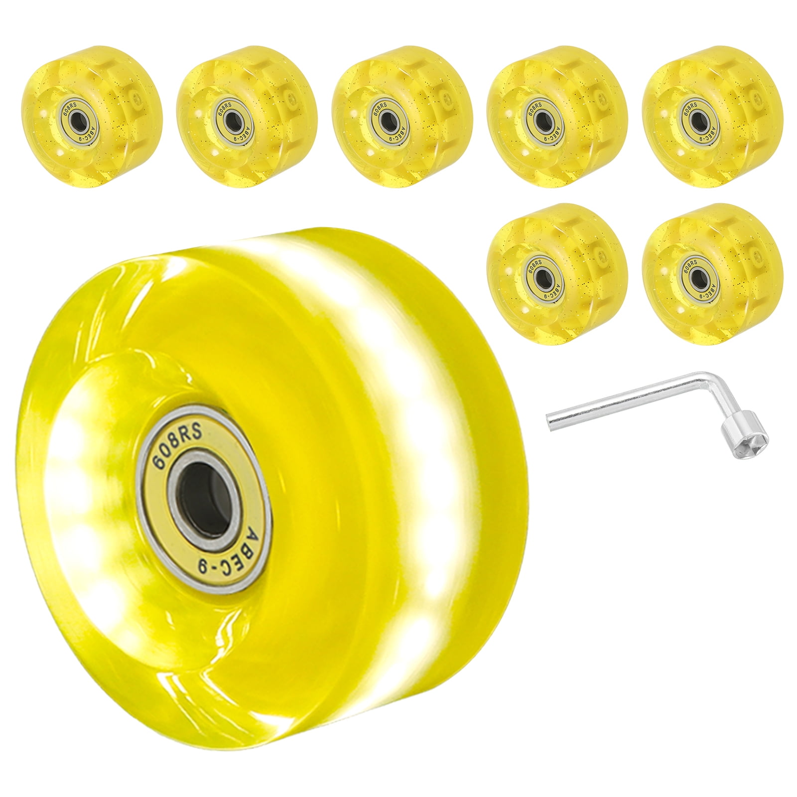 Free Shipping! Shark Wheel 70mm 78a Ice Blue Sidewinder