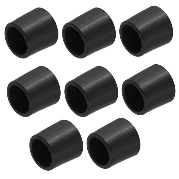 8 Pack Rubber Door Stop Bumper Tips Replacement Covers for Spring Hinge Wall Mounted Door Stoppers Black