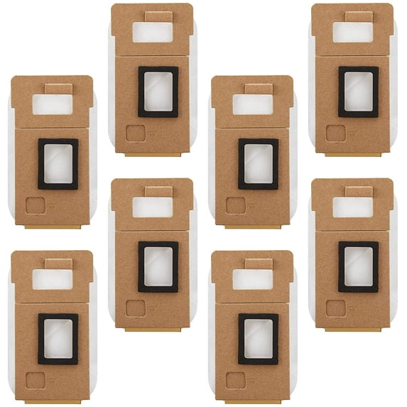 8-Pack S7 Dust Bag Replacement Fit for Roborock S7 S7+ Auto-Empty Dock