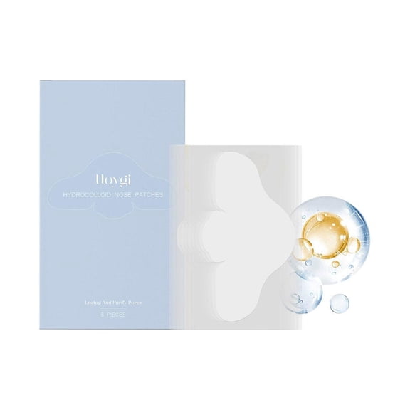 8-Pack Salicylic Acid Nose Care Patches for Blackhead Removal, Invisible and Gentle on Sensitive Skin