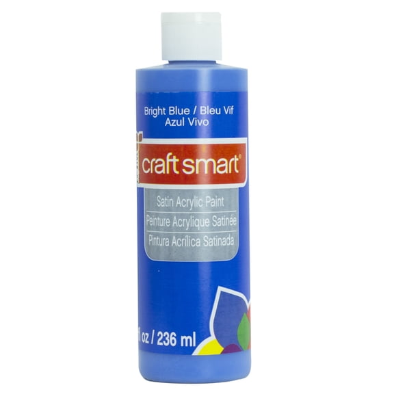 8 Pack: Satin Acrylic Paint by Craft Smart - 8oz.