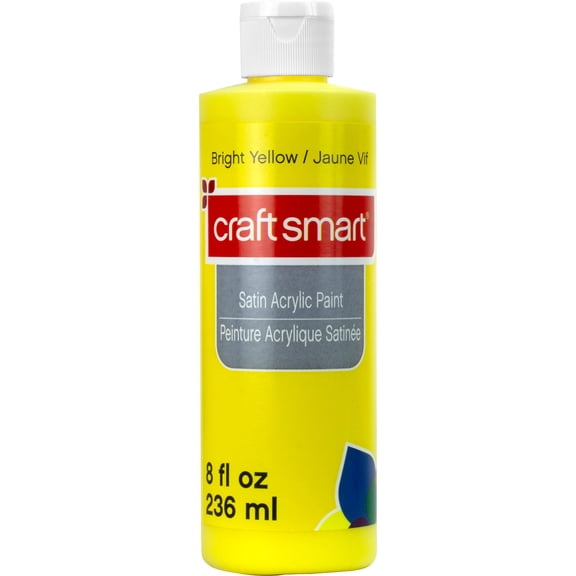 Craft Smart Satin Acrylic Paint, 8oz., 8 Pack