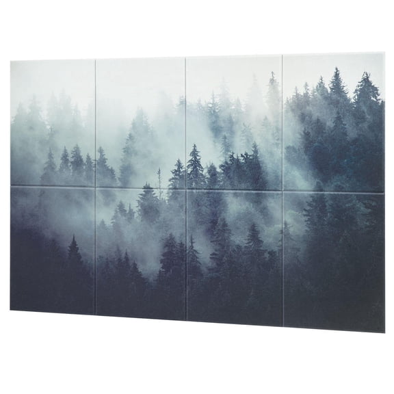 8 Pack Self Adhesive Acoustic Panels 63x23.62x0.4 Inch Soundproof Wall Tiles Decorative Sound Dampening Boards for Home Office Studio Gaming Room Theater