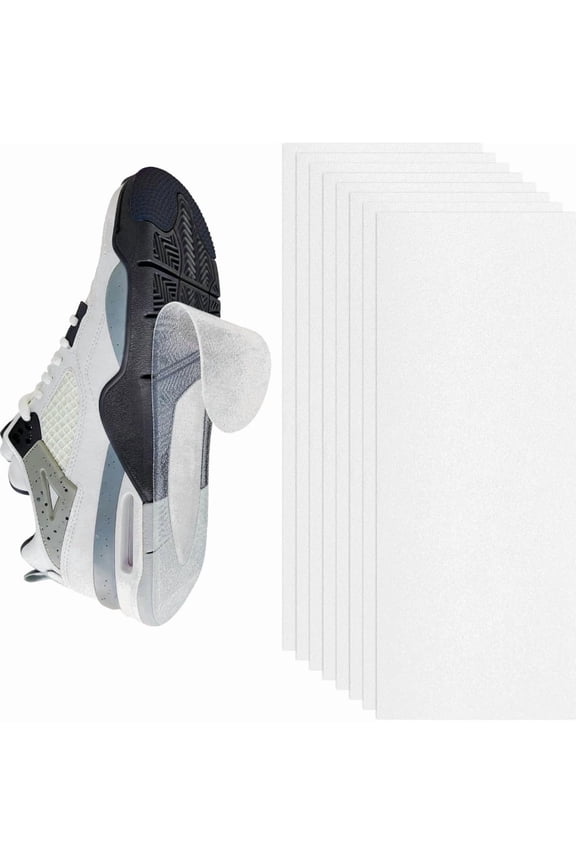 8 Pack Shoe Sole Protector for Sneakers,14.2 * 5.9 Inch Clear Shoe Bottom Protector, Red Bottom Heels, Dress Shoes, etc(8 Pcs)