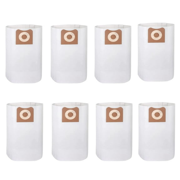 8 Pack Shop Vac Bags Vacuum Cleaner Dust Collector Bag Compatible For Ridgid Vf3502 12 - 16 Gallon Vacuum Cleaner Accessories