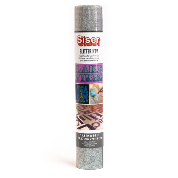 Siser Glitter Heat Transfer Vinyl, 8 Pack