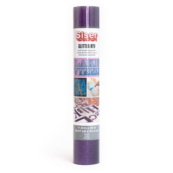Siser Glitter Heat Transfer Vinyl, 8 Pack