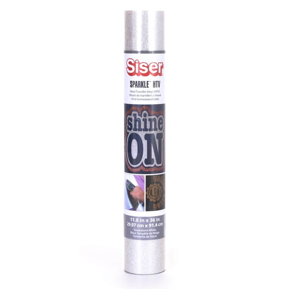 Siser Sparkle Heat Transfer Vinyl Roll, 8 Pack
