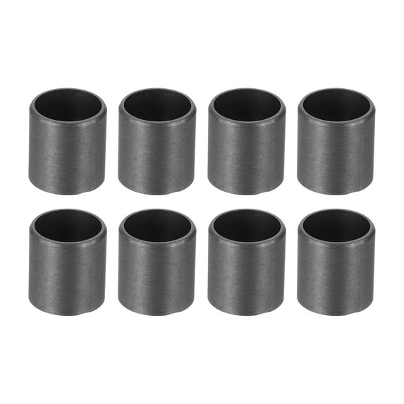 8 Pack Sleeve Bearing Plastic Bushings ID 12mm x OD 14mm x Length 15mm POM Wrapped Oilless Bushing, Black