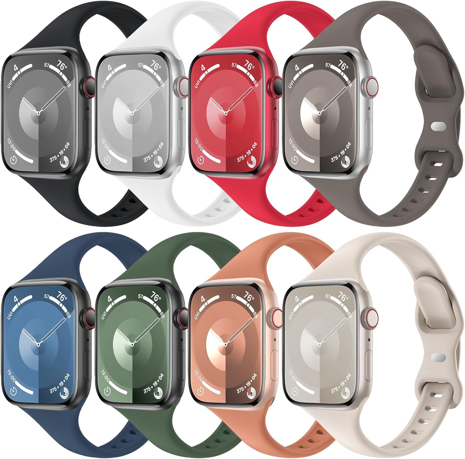 NWT Compatible with Apple Watch Bands 38mm 40mm 41mm 42mm 44mm 45mm,Adjustable Amazon.com: Magnetic Sport Bands for Apple Watch Band 40mm  main image 2