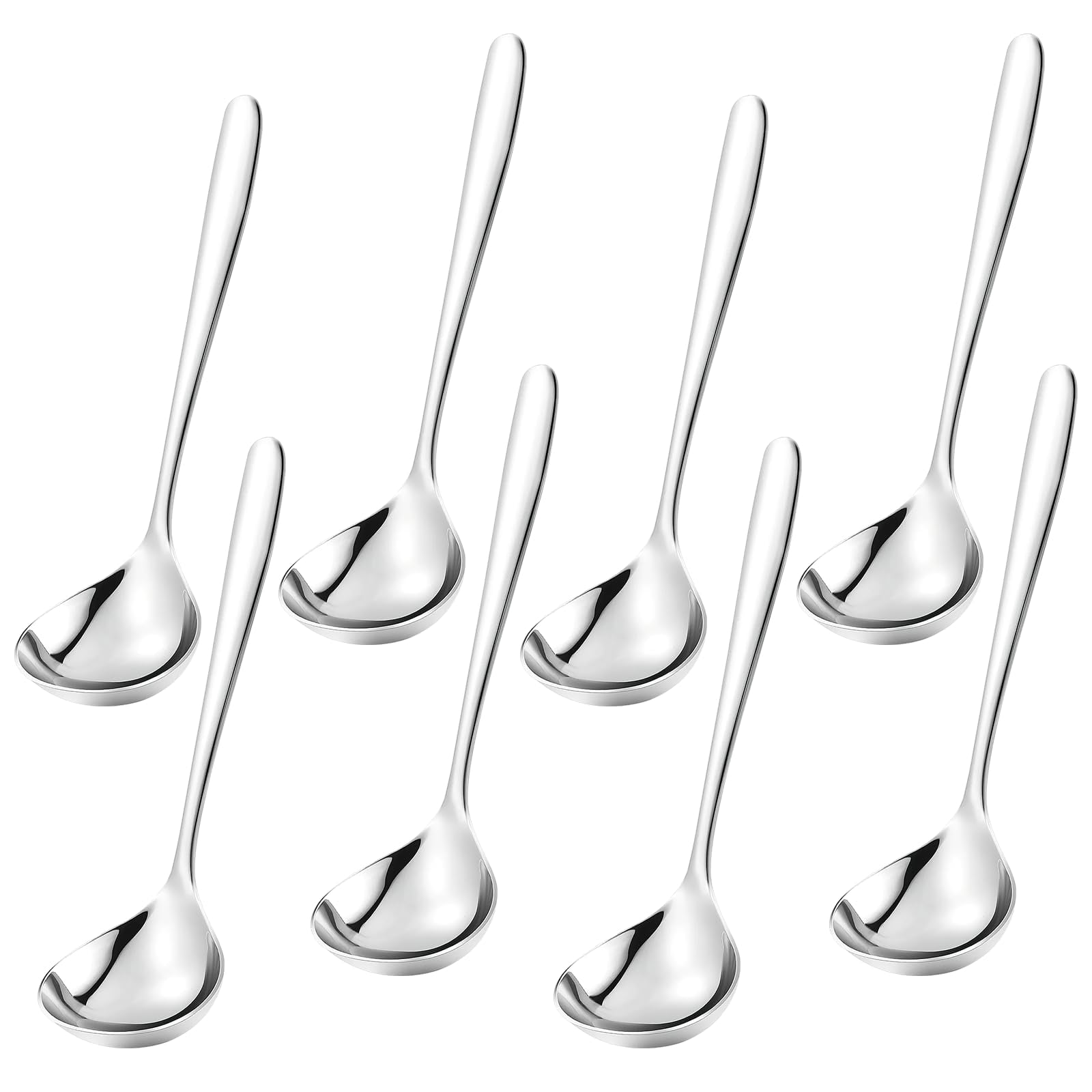 8 Pack Small Ladle Soup Ladle 8 Inch Stainless Steel Sauce Gravy Ladle ...