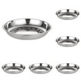 thumbnail image 1 of 8-Pack Small Stainless Steel Dinner Plate, Round Plates, 6.3 INCH, 1 of 9