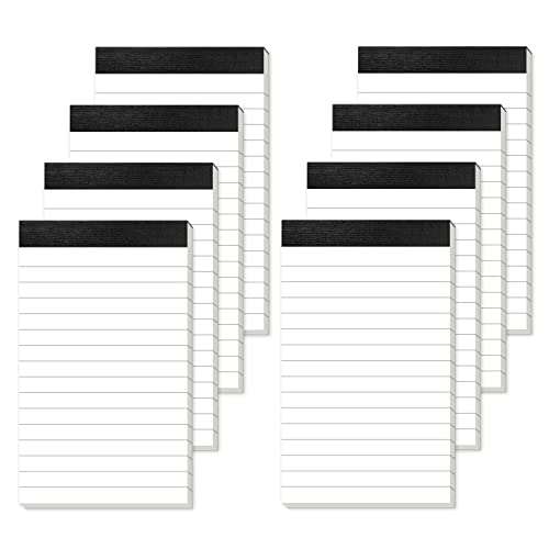 8 Pack Small Writing Pads 3x5 Small Note Pads Refills Mini Pocket